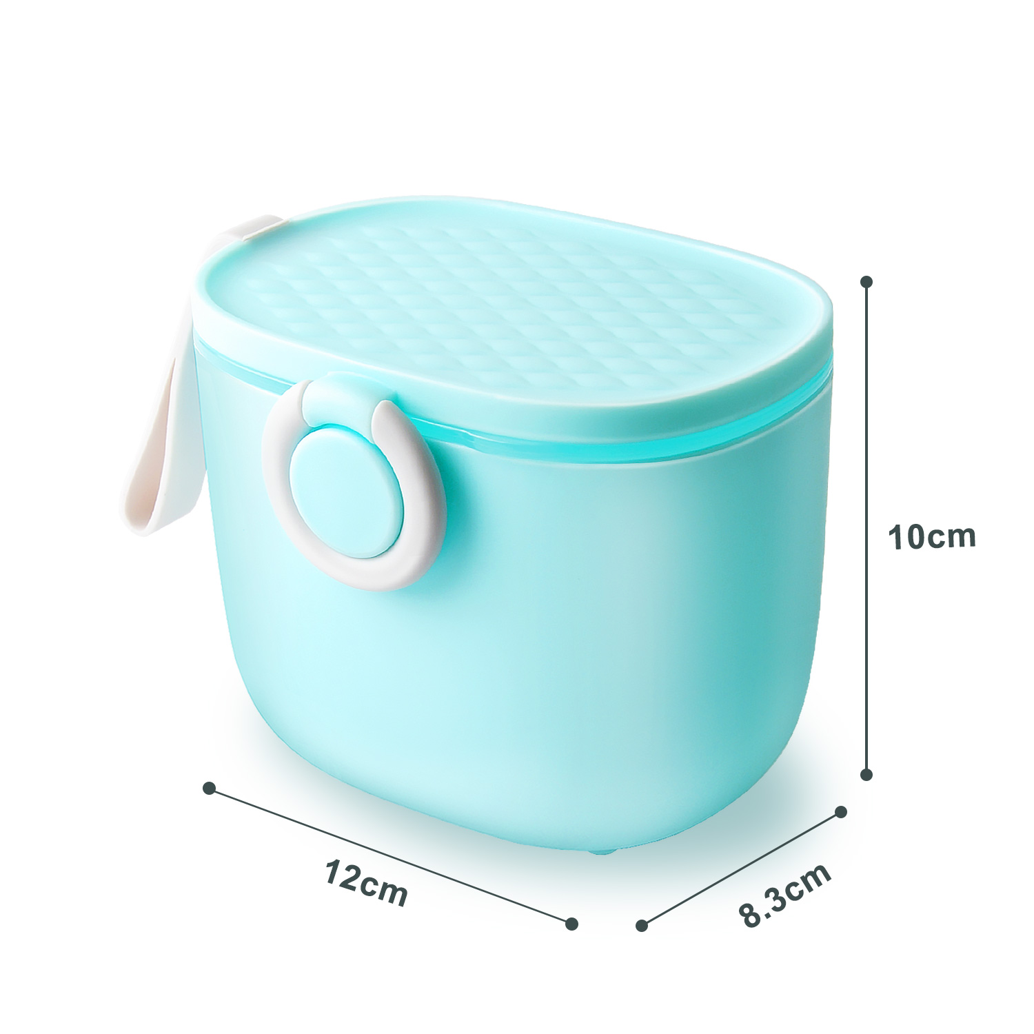 Square Portable Milk Powder Dispenser（Container with Carry Handle and ...