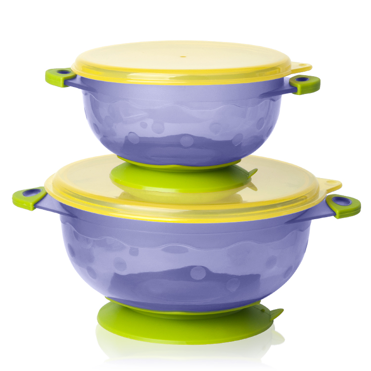 2Pack Suction Plastic Baby Bowl Set - Baby Feeding n Nursery Care Supplier